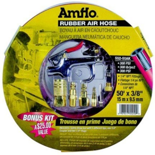 Amflo Kit 3/8 X 50Ft Hose W/Blow Gun 552-50AK-5